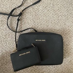 Michael Kors Crossbody and Wallet